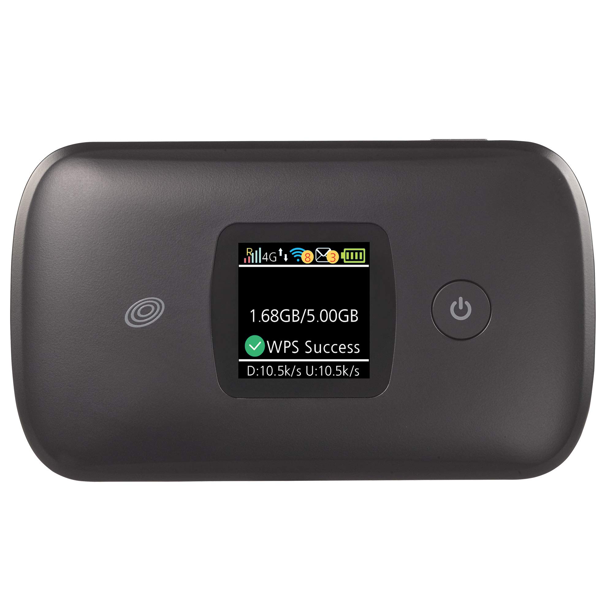 SIMPLE Mobile Moxee, 4G LTE, 256MB, Sim Card Included, Black - Prepaid Mobile Hotspot (Locked) -