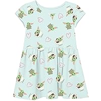 STAR WARS The Mandalorian Little Girls' Baby Yoda Dress