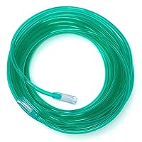 Salter Green Crush Resistant 3-Channel Oxygen Supply Tubing - 50 Foot