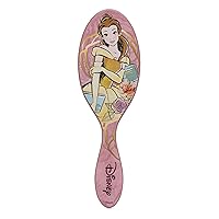 Wet Brush Disney Original Detangler Hair Brush, Belle (Elegant Princess) - Ultra-Soft IntelliFlex Bristles - Detangling Brush Glides Through Tangles (Wet Dry & Damaged Hair) - Women & Men