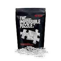 The Clearly Impossible Puzzle ® 100, 200, 500, 1000 Pieces Hard Puzzle for Adults Cool Difficult Puzzles Clear Hardest Puzzle - Difficult Funny Puzzle for Adults (500 Pieces)