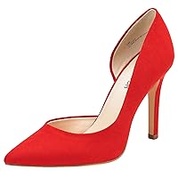 JENN ARDOR Stiletto High Heel Shoes for Women: Pointed, Closed Toe Classic Slip On Dress Pumps