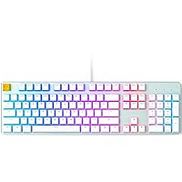 Glorious Custom Gaming Keyboard - GMMK 100% Percent Full Size - USB Wired Mechanical Keyboard - RGB Hot Swappable Switches & Keycaps - Silver/White Metal Top Plate