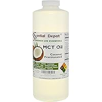 Coconut Oil - Fractionated - MCT Oil - 1 Quart - 32 oz - Food Grade - safety sealed HDPE container with resealable cap