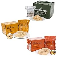 Emergency Food Ration Bars, 3 Boxes Survival Tabs Supply for Outdoor Camping Snowstorm Earthquake Disaster Preparedness Kit