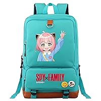 Novelty Spy x Family Backpack Cute Anya Forger Graphic Bookbag-Waterproof Canvas Rucksack for Travel,Sport