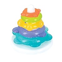 Nuby IcyBite Teethers for Teething Relief - Soft BPA-Free Baby Teething Toy - 3+ Months - Ocean Rings