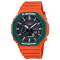 G-Shock GA2110SC-4A Skater Flavor Series Orange/Green