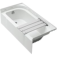 STERLING, a KOHLER Company 71141114-0 Accord ADA 60-Inch x 30-Inch Bath with Left-Hand Drain and Seat on Right, White