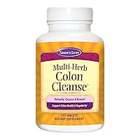 Nature's Secret Multi-Herb Colon Cleanse Supports Digestive Health and Regularity, 275 Tablets