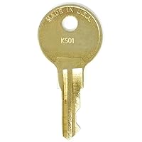 Kimball Office K501 - K735 Office Furniture Replacement Key Series K523