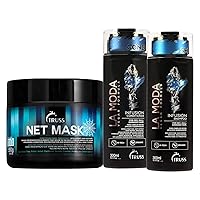 TRUSS Net Hair Mask Bundle with La Moda Infusion Shampoo and Conditioner