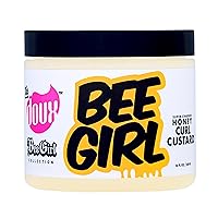 Bee Girl Honey Curl Custard, Hydrate, Protect, and Define Your Curls, The Perfect Curl Enhancer for ALL Hair Types