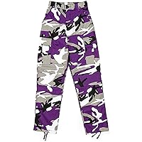 Men's Camouflage Tactical BDU Pants | Military Cargo Fatigues, Camo Fashion Trousers for Outdoor, Hunting, and Urban Wear