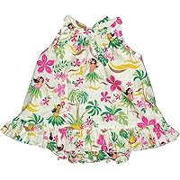 RJC Baby Girl's Hula Spring Halter Ruffle Hawaiian 2 Piece Dress Set