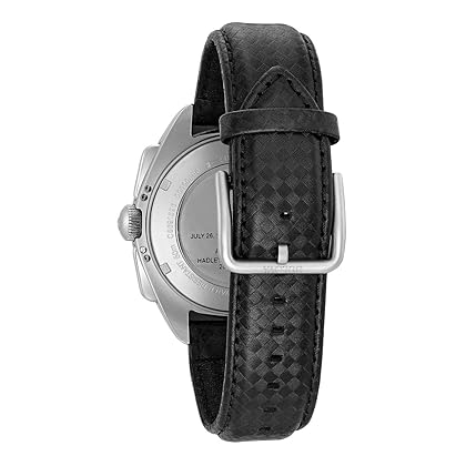 Bulova Men's Archive Series Lunar Pilot 6-Hand Chronograph High Performance Quartz Stainless Steel and Black Nylon Strap Watch Set, Sapphire Crystal Style: 96B251