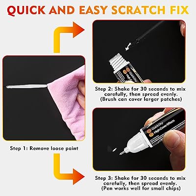 DORPETLY Touch Up Paint for Cars, Easy & Quick Auto Car Paint Scratch Repair,  Two-In