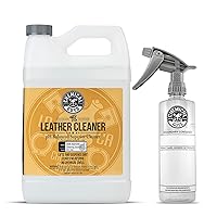 Chemical Guys SPI_208 Colorless & Odorless Sprayable Leather Cleaner (Works on Apparel, Furniture, Car Interiors, Shoes, Boots, Bags & More), 1 Gal. with 16 oz. Spray Bottle (2 Item Bundle)