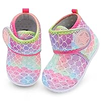 Baby Girls Boys Slippers Breathable Infant Shoes Non-Slip First Walking Shoes Crib Shoes Baby Barefoot Shoes