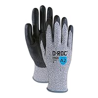 MAGID General Purpose Level A2 Cut Resistant Work Gloves, 12 PR, Polyurethane Coated, Size 6/XS, Reusable, 13-Gauge Hyperon Shell (GPD530)