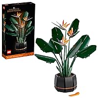 LEGO 10289 Creator Expert Bird of Paradise Building Set for Adults, Artificial Plants Flowers Deco Gift Idea