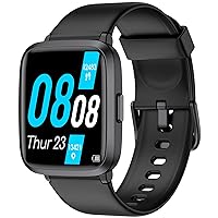 Smart Watch for Men Women, Fitness Tracker with Heart Rate Monitor, Blood Oxygen, Blood Pressure, Sleep Monitor, 50 Meters Waterproof Smartwatch with Pedometer for iOS and Android Phones