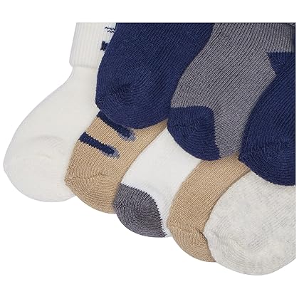 Hudson Baby Baby Girls' Cotton Rich Newborn and Terry Socks