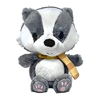 KIDS PREFERRED Harry Potter Hufflepuff Badger Plush Stuffed Animal with Yellow Stripped Scarf Hogwarts House Collectible for Babies, Toddlers, and Kids 6 Inches