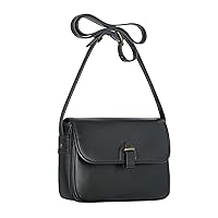 HESHE Leather Shoulder Bags for Women Soft Crossbody Purse Trendy Ladies Handbag