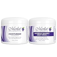 Merlot Skin Care Day and Night Moisturizer and Night Cream