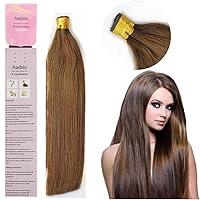 16''-22'' Real Remy Keratin Stick tip Human Hair Extensions Straight Fusion I-tip Hair Extensions 1g/s(16''50s,#04 Medium Brown)