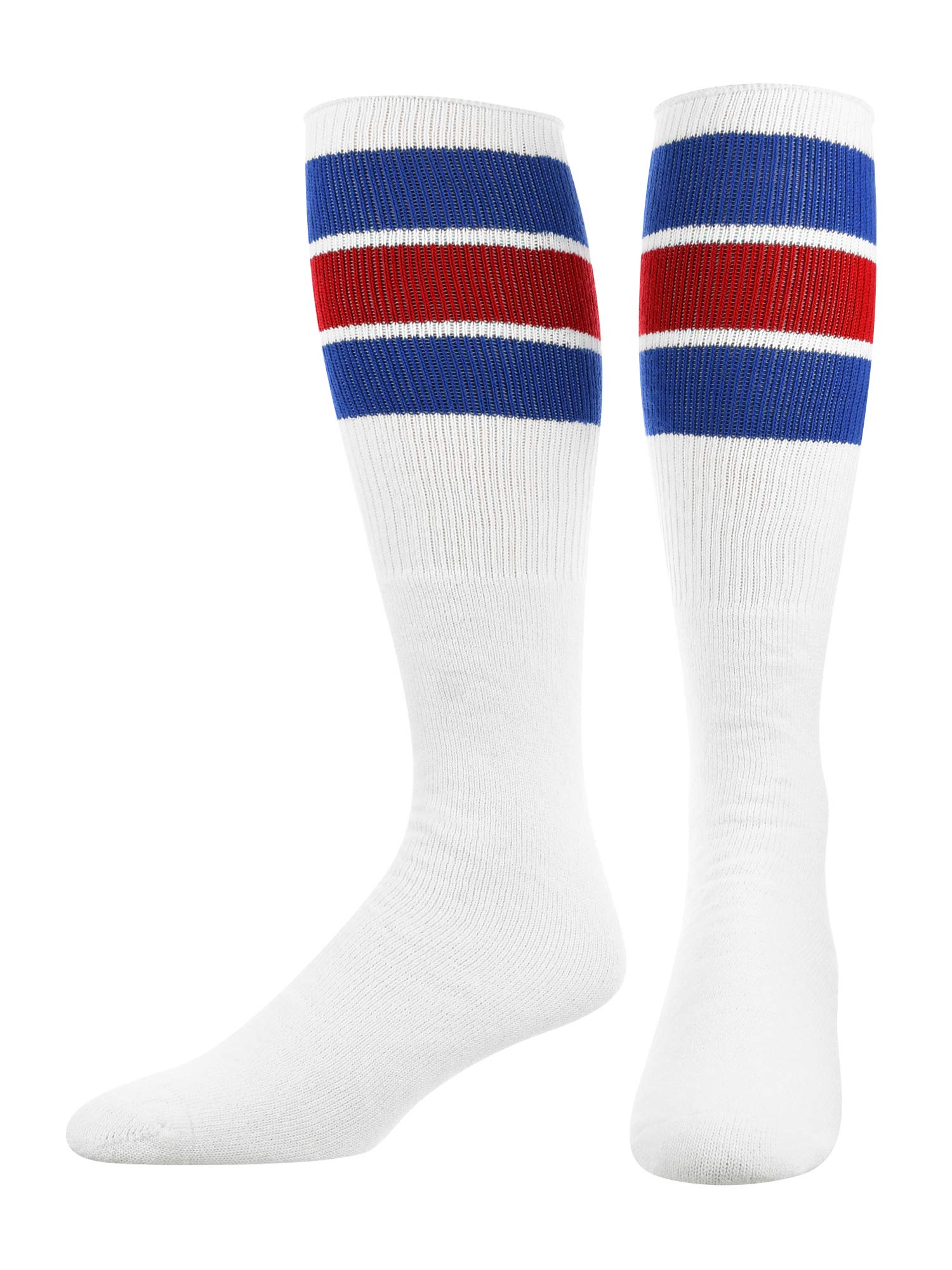 Retro Tube Socks with Stripes for Men & Women - 3 Stripe
