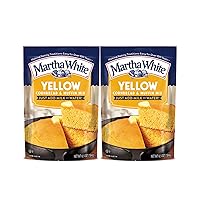 Martha White Yellow Cornbread & Muffin Mix, 6.5 oz - Palatize Pack of 2