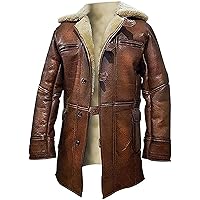 Bane Coat Hardy Artificial Fur Genuine Leather Coat