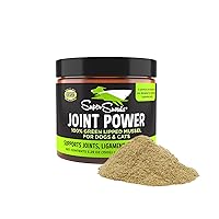 Joint Power 100% Green Lipped Mussels for Dogs & Cats - Dog Joint Supplement Powder Supports Joints, Tendons, Ligaments (5.29 oz)