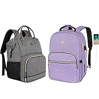 MATEIN Work Backpack Woman, 15.6 Inch Laptop Backpack with USB Port for Women