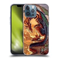 Head Case Designs Officially Licensed Ed Beard Jr Bravery Misplaced Dragons Soft Gel Case Compatible with Apple iPhone 13 Pro Max