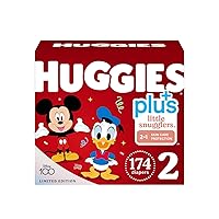 Huggies Little Snugglers Plus Diapers Size 2, 174 Count