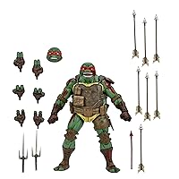 NECA Teenage Mutant Ninja Turtles (The Last Ronin) - 1:7 Scale Collectible Action Figure, Ultimate Battle Damaged Raphael