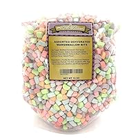 Assorted Dehydrated Marshmallows, Bulk Size, Cereal Marshmallows (1 lb. Resealable Zip Lock Stand Up Bag)