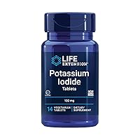 Life Extension Potassium Iodide 130mg 14 Tablets (Pack of 3)