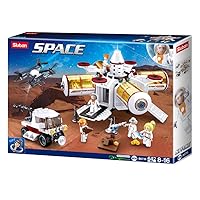 Building Blocks for Kids, 3D Early Learning Toys for Science and STEM, Stackable DIY Exploration (Space Base - 642 Pcs)