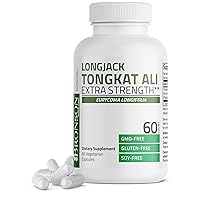 Bronson Longjack Tongkat Ali Extra Strength, 60 Vegetarian Capsules