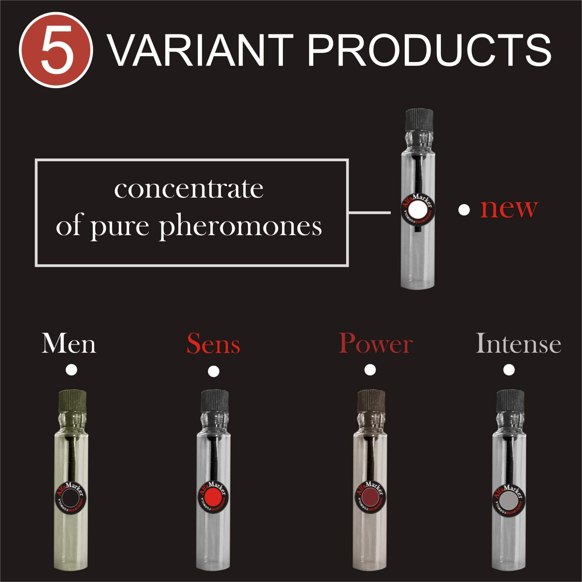 ALFAMARKER Cologne for Men - 5 Male Oil Perfumes x 2ml -Oil Perfume Set for Men - Great Holiday Gift