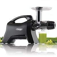Juicer NC1000MB13 Juice Extractor and Nutrition System Slow Masticating BPA-FREE with Quiet Motor and Reverse Easy to Clean, 200-Watt, Black
