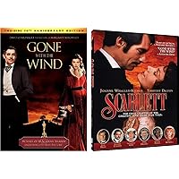 Gone With The Wind 1 & 2 Scarlett (3 DVD SET, 2017)