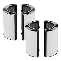 True HEPA+Carbon Filter 2-Pack Replacement for Dyson PH01 PH02 PH03 HP06 TP06 HP07 TP07 HP09 TP09 HP10 TP10 360° Combi Glass Purifying Fans, Compatible with Dyson Pure Cool Hot Air Puri-fier