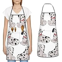 Waterproof Apron Adjustable Bib with 2 Pocket Cute Sloth Cooking Aprons for Women Men Chef Bibs for Baking