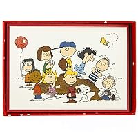 Graphique Peanuts Gang Boxed Notecards, 16 Peanuts Friends CardsEmbellished With Glitter, with Matching Envelopes and Storage Box, 3.25