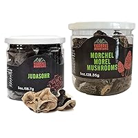 VIGOROUS MOUNTAINS Dried Woodear Mushrooms and Morel Mushrooms for Cooking